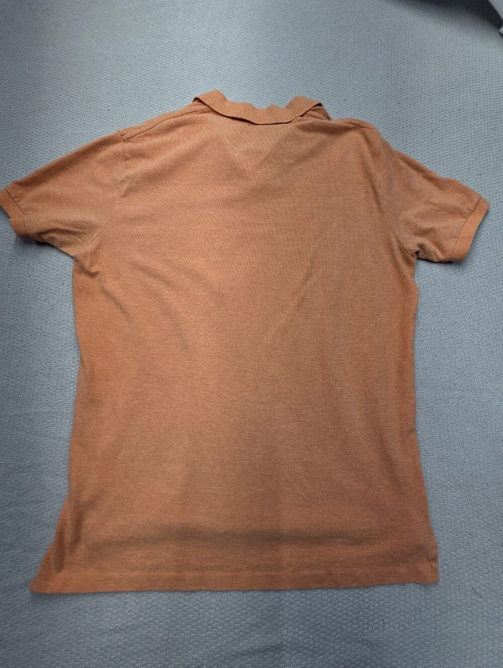 Ralph Lauren Orange Short-Sleeve Polo with Contrast Pony Mens XL